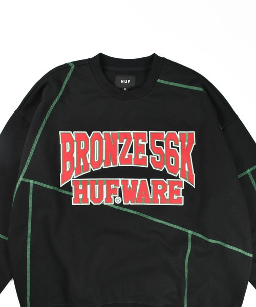 HUF（ハフ） トレーナー スウェット 「C-HUF2」「HUF×Bronze56K/ハフ