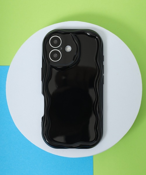 FUNALIVE（ファンアライブ） スマホケース クリア×ウェーブデザイン