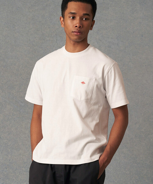 Danton（ダントン） 半袖Tシャツ M ホワイト メンズ : ZOZOTOWN Yahoo