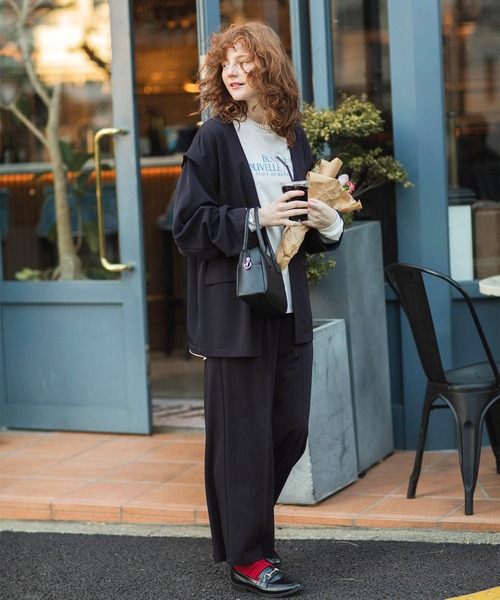 BONLECILL（ボンルシール） セットアップ FREE ネイビー レディース