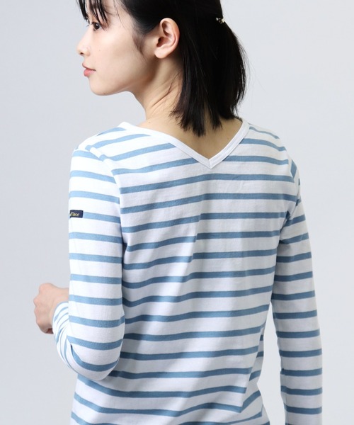 Le Minor（ルミノア） 7分袖カットソー 0 ライトブルー レディース