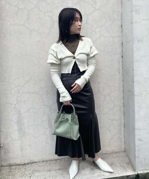 「FRAY I.D」 ロングスカート 0 グレー レディース_画像9
