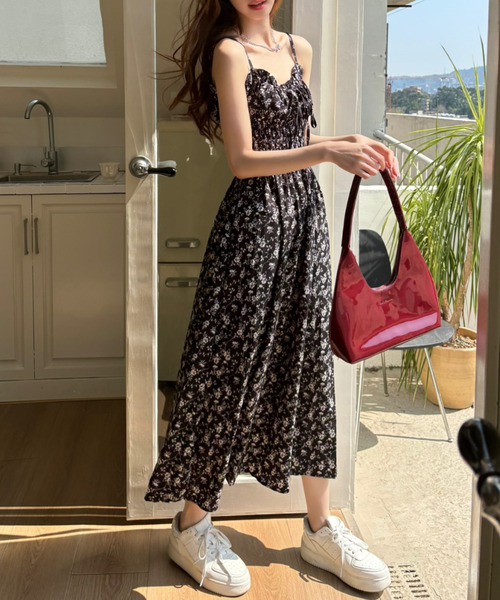 「Ada.」 キャミソールワンピース FREE ブラック レディース_画像2