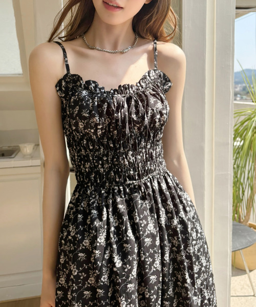 「Ada.」 キャミソールワンピース FREE ブラック レディース_画像7