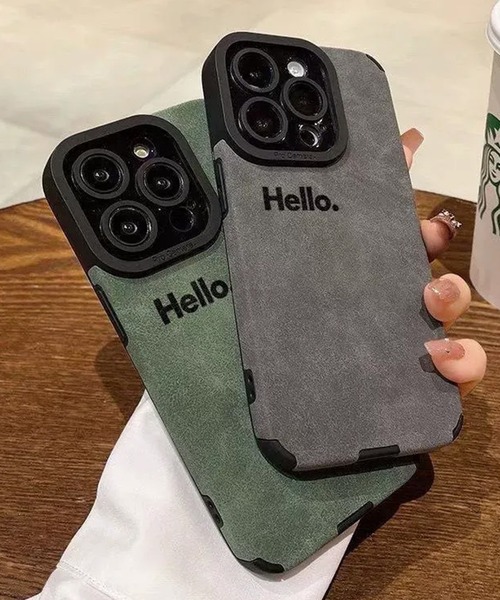 WESTBOY（ウエストボーイ） スマホケース マット スエード調 ワン