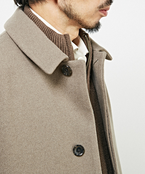 「MEN'S MELROSE」 ステンカラーコート 3 ネイビー メンズ_画像6