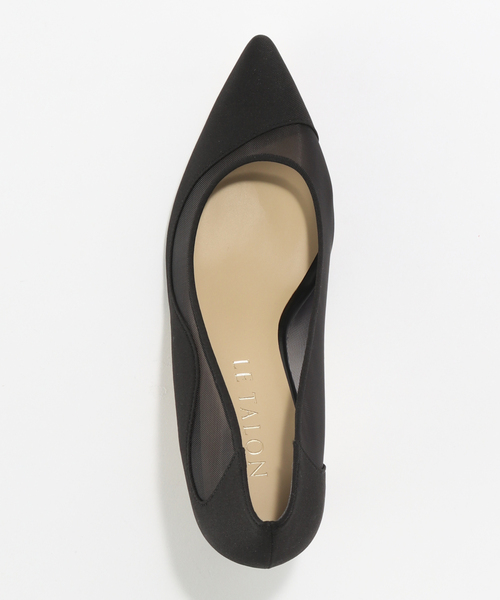 新品LETALON シルバーフラットパンプス　24.5センチ LE TALON（ル タロン） フラットパンプス 24.5cm シルバー系その他