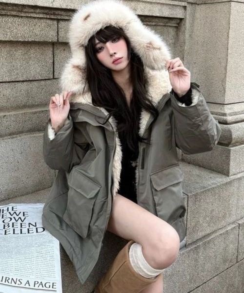 DIAVEL ブルゾン アウター 「超防寒2色展開」羊羔毛ライナー切り替え