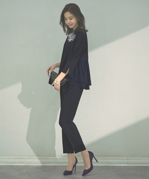 「RUIRUE BOUTIQUE」 パンツスーツ S ネイビー レディース_画像7