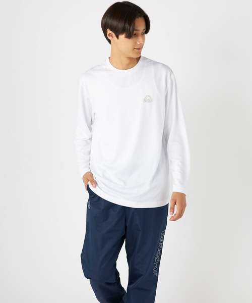 Kappa 長袖シャツ ホワイト Kappa（カッパ） サッカーウェア 長袖シャツ ジュニア JR L/S