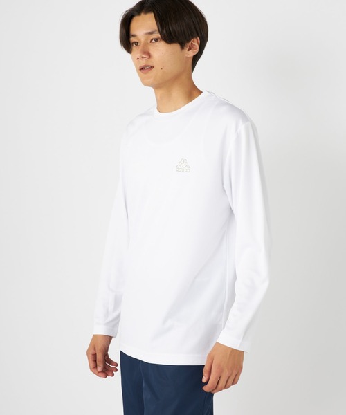 Kappa 長袖シャツ ホワイト Kappa（カッパ） tシャツ 長袖Tシャツ メンズ : ZOZOTOWN Yahoo!店