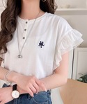 ヘンリーネック tシャツ 半袖 「mily b...の詳細画像3