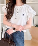 ヘンリーネック tシャツ 半袖 「mily b...の詳細画像4