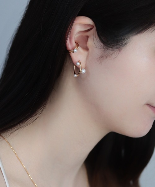 「NOIR DE POUPEE」 イヤーカフ FREE ゴールド レディース_画像7