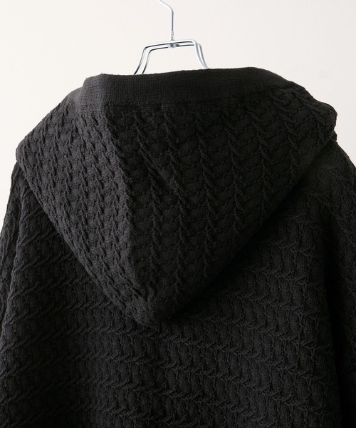 CLEL（クレイル） パーカー 「CLEL」3D Full-Zip Knit Hoodie / 3D