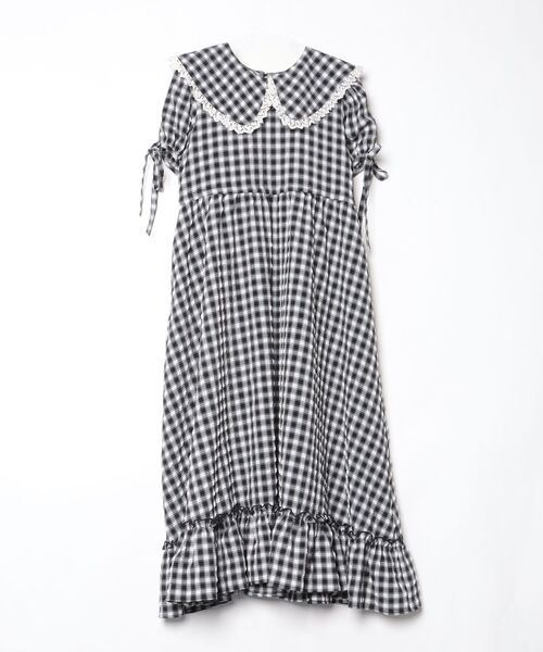 merry jenny（メリージェニー） シャツワンピース FREE ブラック