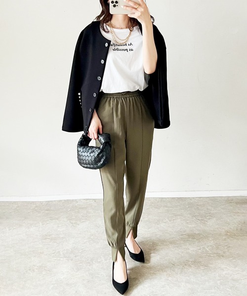 「Emma Taylor」 ノーカラージャケット FREE ブラック レディース_画像5