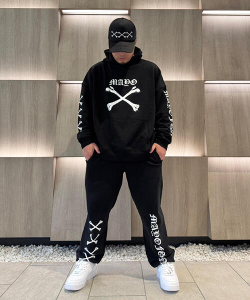 【超カッコいい】MAYO メイヨー　キリスト刺繍パーカー 黒　XLサイズ ROYAL FLASH（ロイヤルフラッシュ） パーカー MAYO/メイヨー/「限定