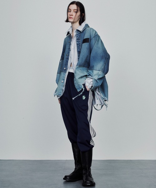 「Jieda」 長袖シャツ 2 インディゴブルー メンズ_画像2