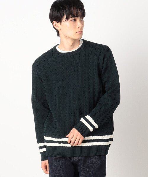 「COMME CA COMMUNE」 長袖ニット LARGE ブラック メンズ_画像5