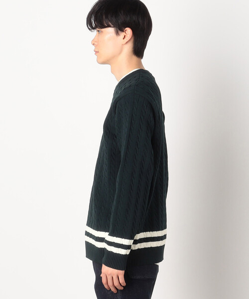 「COMME CA COMMUNE」 長袖ニット LARGE ブラック メンズ_画像7