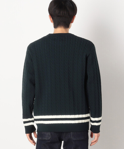 「COMME CA COMMUNE」 長袖ニット LARGE ブラック メンズ_画像8