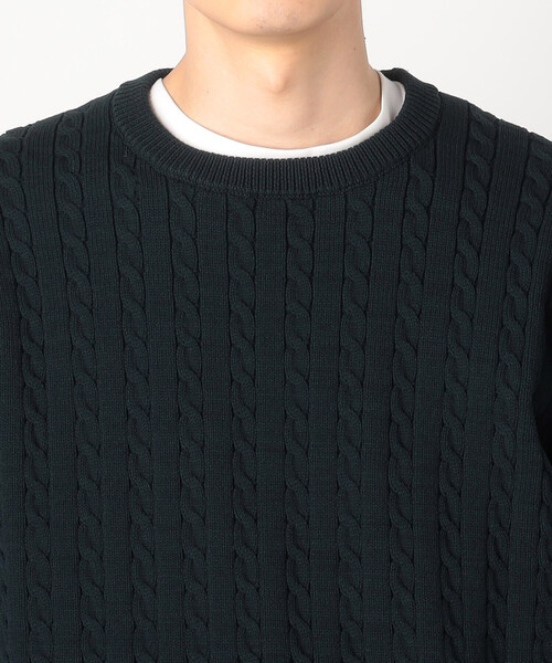 「COMME CA COMMUNE」 長袖ニット LARGE ブラック メンズ_画像9