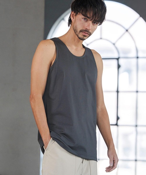 CAMBIO（カンビオ） タンクトップ mta601- COOLMAX Tank top タンク