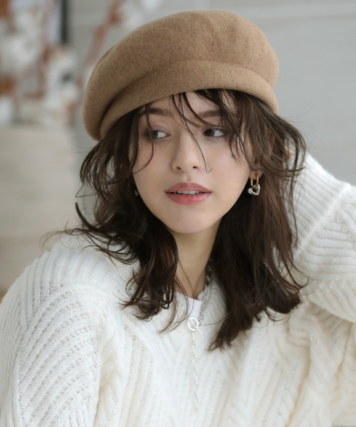 「Little&More」 ベレー帽 FREE ブラウン レディース_画像3