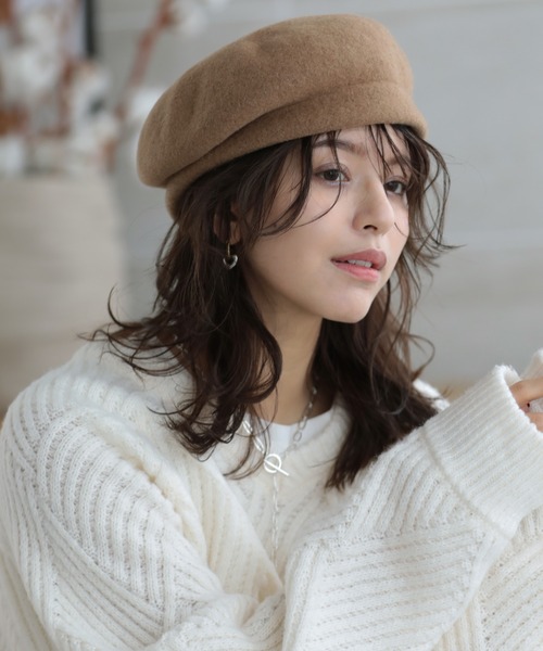 「Little&More」 ベレー帽 FREE ブラウン レディース_画像4