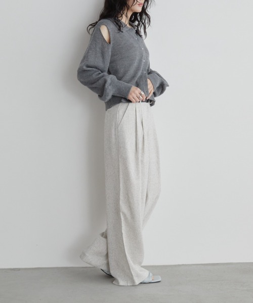 Coperni カットアウトセーター グレー Aunt Marie's（アントマリーズ） ニット セーター カットアウトポロ