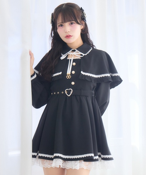 ✩roji✩さん用セット ROJITA（ロジータ） ワンピース 裾レースケープワンピース : ZOZOTOWN