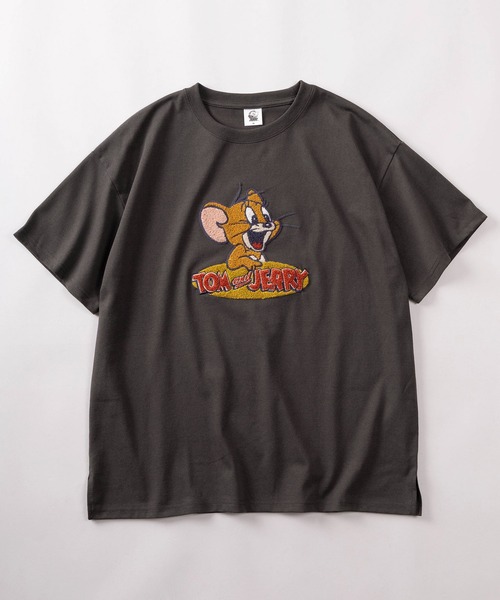 familiar フードトラック刺繍 Tシャツ PUNYUS（プニュズ） tシャツ フードサガラ刺繍Tシャツ レディース