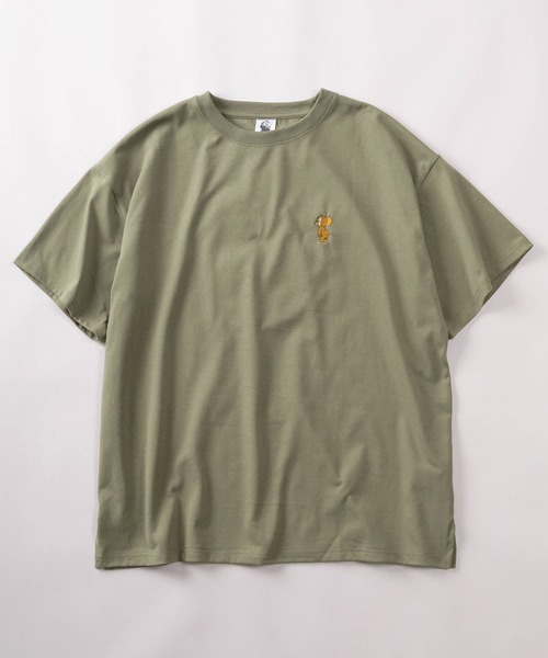 tシャツ 半袖 「71」「TOM＆JERRY/トムとジェリー」サガラ刺繍 クルー