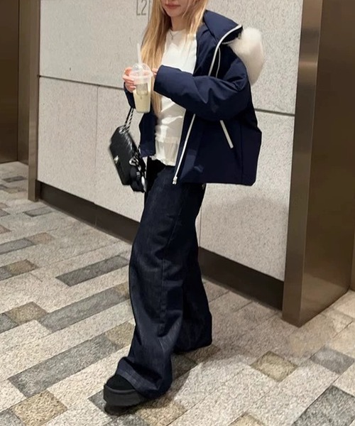 「MEMECLE」 長袖カットソー L グレー レディース_画像4