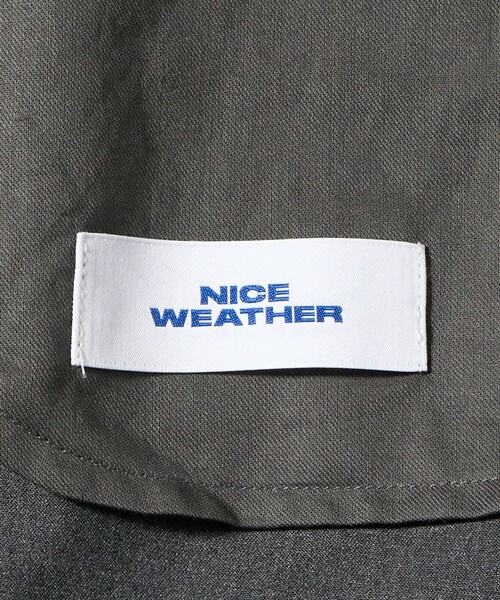 NICE WEATHER スラックス 「NICE WEATHER」ツータック テーパッド