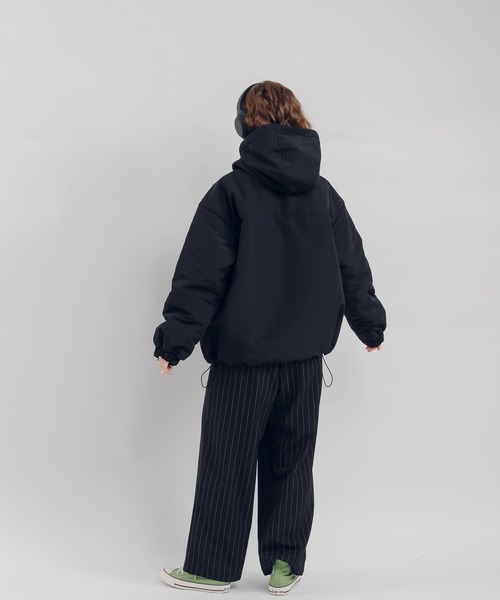 「MUHET」 マウンテンパーカー X-LARGE ブラック レディース_画像4