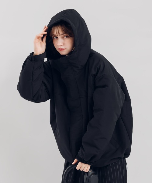 「MUHET」 マウンテンパーカー X-LARGE ブラック レディース_画像6