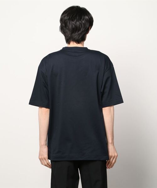 「BATONER」 半袖Tシャツ 1 ネイビー メンズ_画像2