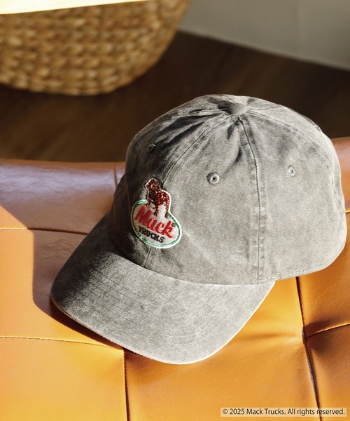 MACK TRUCKS キャップ 帽子 メンズ MACK TRUCKS PIGMENT LOW CAP 刺繍