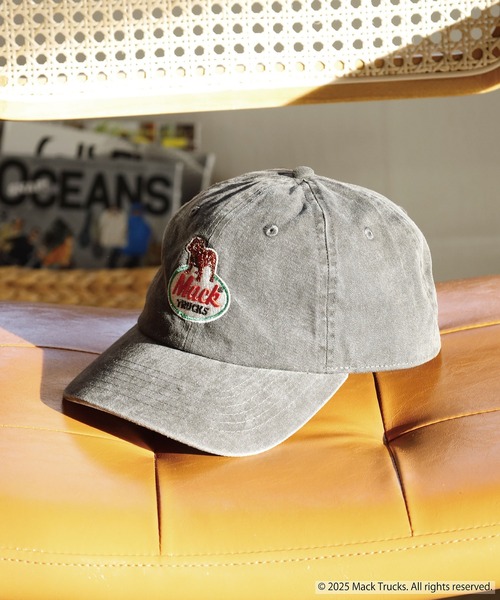 MACK TRUCKS キャップ 帽子 メンズ MACK TRUCKS PIGMENT LOW CAP 刺繍