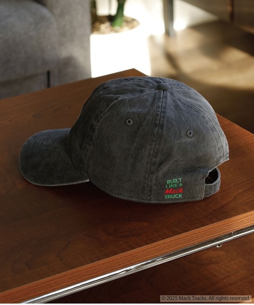 MACK TRUCKS キャップ 帽子 メンズ MACK TRUCKS PIGMENT LOW CAP 刺繍