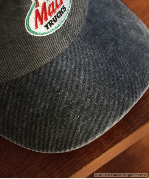 MACK TRUCKS キャップ 帽子 メンズ MACK TRUCKS PIGMENT LOW CAP 刺繍
