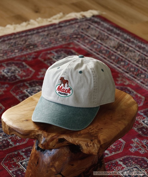 MACK TRUCKS キャップ 帽子 メンズ MACK TRUCKS PIGMENT LOW CAP 刺繍