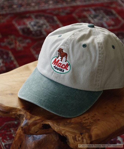 MACK TRUCKS キャップ 帽子 メンズ MACK TRUCKS PIGMENT LOW CAP 刺繍
