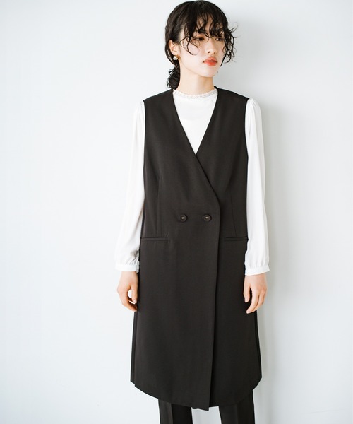 「ANNA LUNA」 ベスト MEDIUM ベージュ レディース_画像9