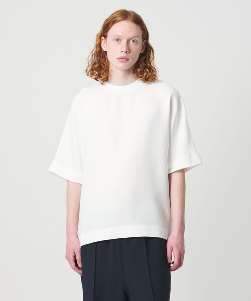 【WHITE】<D.O UNITED ARROWS BY DAISUKE OBANA for WOMEN>II+ FRENCH/SL CREW TEE/Tシャツ D.O UNITED ARROWS BY DAISUKE OBANA for WOMEN＞I D/SL CREW TEE 26SS