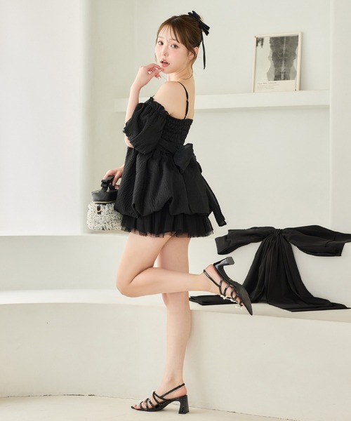 one after another NICE CLAUP ワンピース 「Black Ribbon Collection