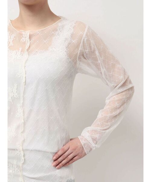 merry jenny（メリージェニー） tシャツ シアーレースコンビTOPS