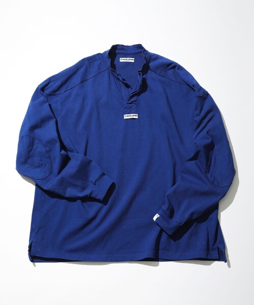 「CAHLUMN」 長袖Tシャツ MEDIUM ライトグレー メンズ_画像3